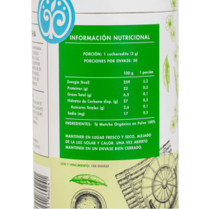 TE MATCHA ORGANICO MANARE 100 G