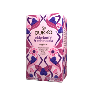 INFUSION ELDERBERRY Y ECHINACEA PUKKA 20 BOLSAS