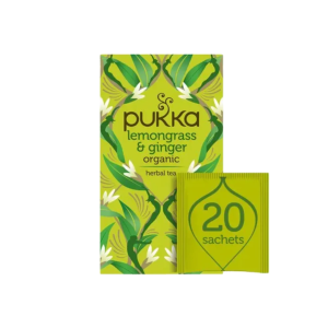INFUSION LEMONGRASS Y GINGER PUKKA 20 BOLSAS