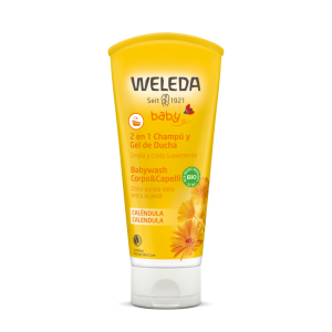 SHAMPOO Y GEL DE DUCHA CALÉNDULA NIÑOS WELEDA – 200 ml