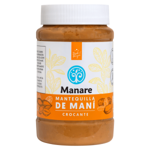 MANTEQUILLA DE MANI CROCANTE MANARE 500 G