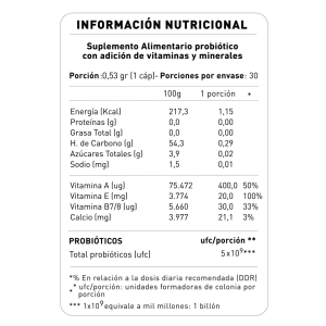 PROBIOTICOS BEAUTY NUP! 30 CAPSULAS