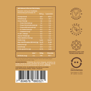 PROTEÍNA V-PRO CACAO FUEL BROTA  FIT – 650 g