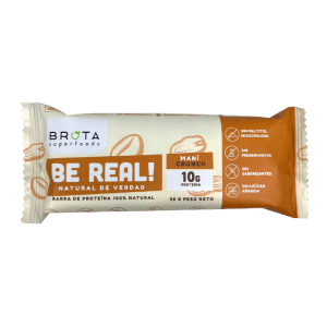 BARRA DE PROTEÍNA VEGANA MANÍ, BROTA 45 g