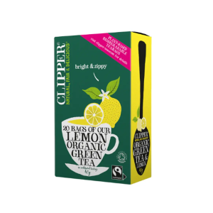 TÉ VERDE ORGÁNICO CON LIMON CLIPPER – 20 un