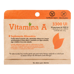 VITAMINA A DULZURA NATURAL 90 PORCIONES