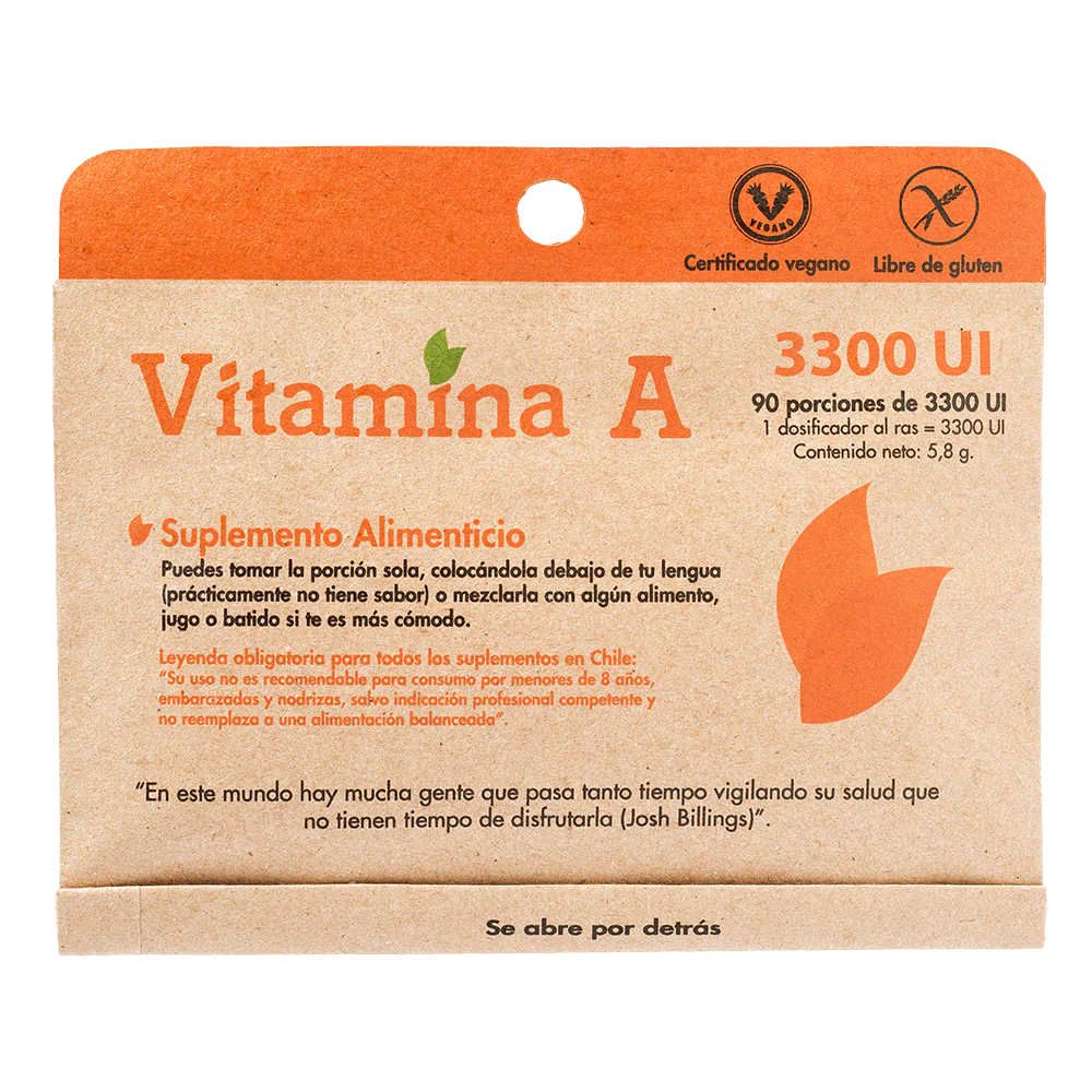 VITAMINA A, DULZURA NATURAL 90 PORCIONES