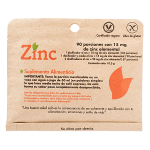 ZINC DULZURA NATURAL 90 PORCIONES