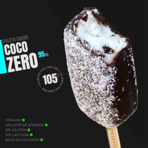 HELADO PALETA VEGANO SIN GLUTEN COCO ZENZERO