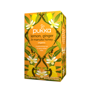 INFUSION LEMON GINGER Y MANUKA HONEY PUKKA 20 BOLSAS