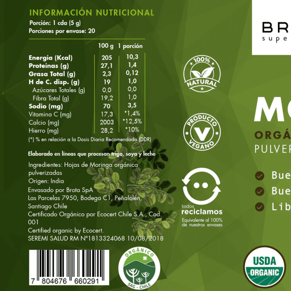 MORINGA BROTA - 100 g