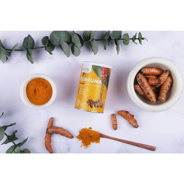 CÚRCUMA ORGÁNICA EN POLVO, BROTA - 230 g