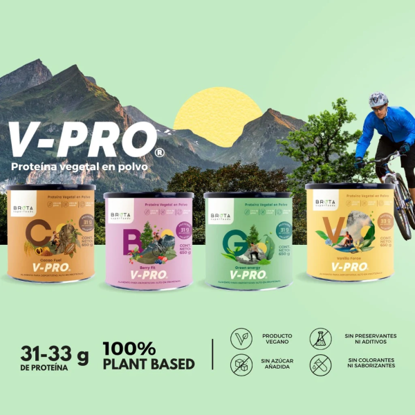 PROTEÍNA V-PRO BERRY FIT, BROTA 650 g