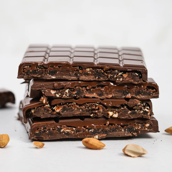 MULTIBARRA CIRUELA CHOC. NEGRO CEREZA ALMENDRA, SIN CULPA 140 g