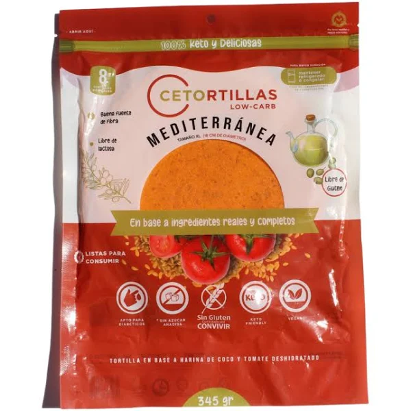 CETORTILLAS MEDITERRANEA 8 UNIDADES