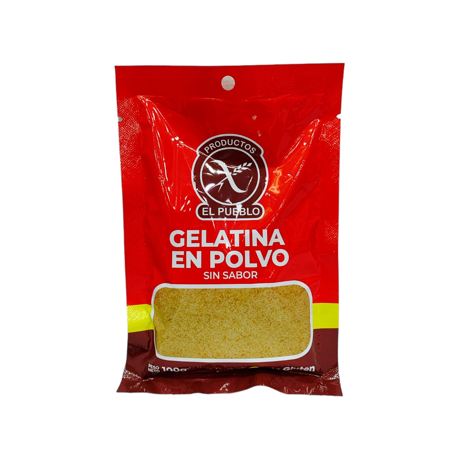 GELATINA EN POLVO - SIN GLUTEN, EL PUEBLO 100 G
