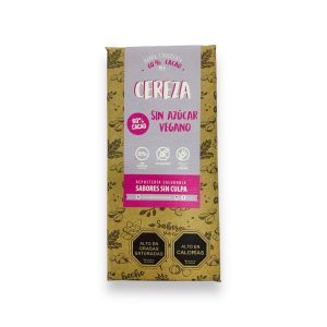 CHOCOLATE 60% CACAO CEREZA SIN GLUTEN SIN AZUCAR SIN CULPA 80 G
