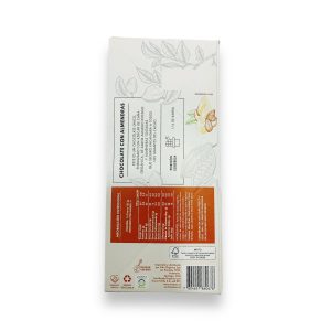 CHOCOLATE ORGANICO 70% CACAO ALMENDRA MANARE 100 G