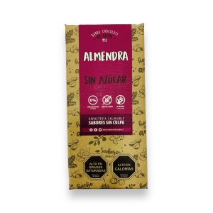CHOCOLATE LECHE ALMENDRA SIN GLUTEN SIN AZUCAR SIN CULPA 80 G