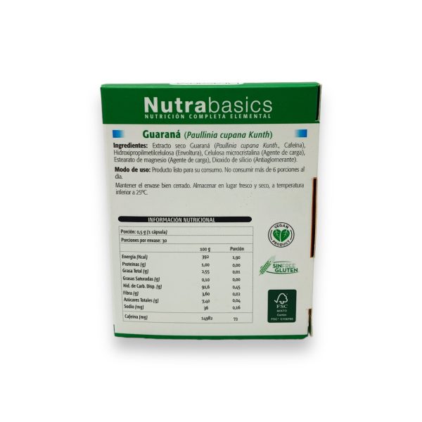 GUARANÁ, DRASANVI 30 CÁPSULAS