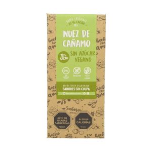 CHOCOLATE CAÑAMO SIN GLUTEN SIN AZÚCAR, SIN CULPA – 80 g