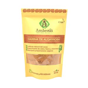 HARINA DE ALGARROBA SIN GLUTEN AMBROSIA – 400 g