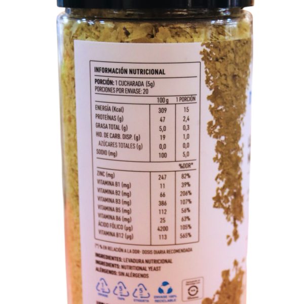 LEVADURA NUTRICIONAL EN COPOS, MANARE - 100 g