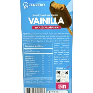 HELADO PALETA VEGANO SIN GLUTEN VAINILLA ZENZERO