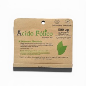 ÁCIDO FÓLICO 120 PORCIONES DULZURA NATURAL