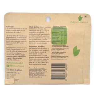 ÁCIDO FÓLICO 120 PORCIONES DULZURA NATURAL
