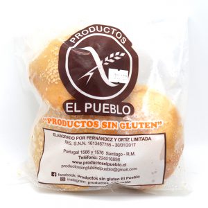 PAN DE HAMBURGUESA SIN GLUTEN EL PUEBLO