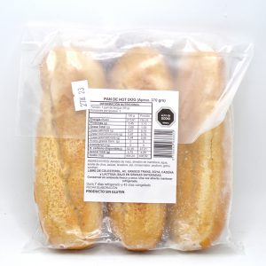 PAN DE HOT DOG SIN GLUTEN EL PUEBLO 3 UN