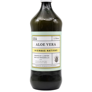 GEL ALOE VERA CON HIERBAS NATIVAS EL ALBA 1 LT