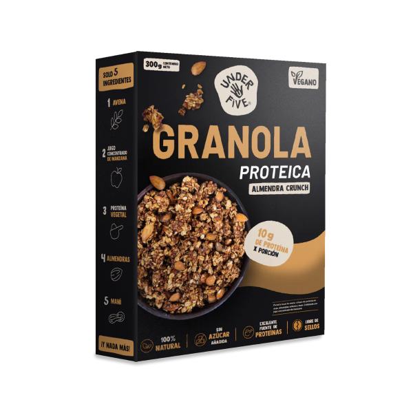 GRANOLA PROTEICA CRUNCH, UNDER FIVE 300 g