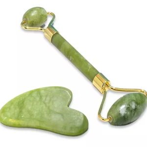 RODILLO FACIAL DE JADE + PIEDRA GUASHA