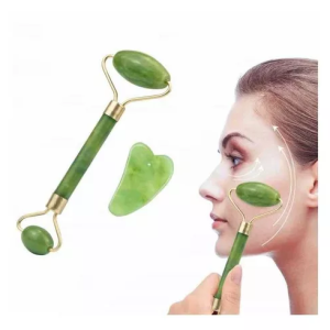 RODILLO FACIAL DE JADE + PIEDRA GUASHA