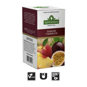 INFUSION DURAZNO MARACUYA 20 BOLSITAS SAINT GOTARD