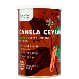 CANELA CEYLÁN EN POLVO BROTA – 150 g