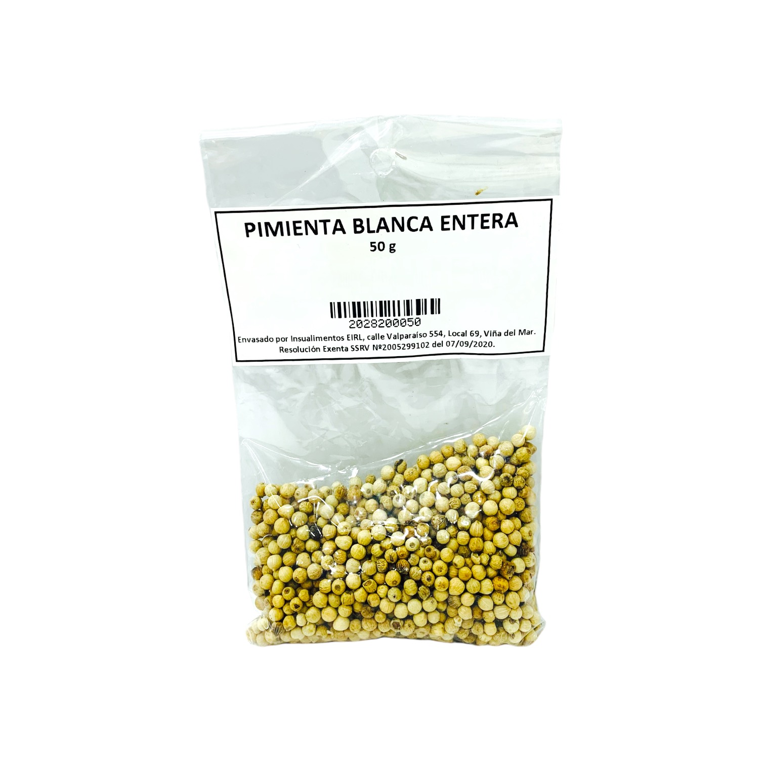 PIMIENTA BLANCA ENTERA - 50 g