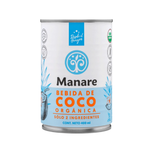BEBIDA DE COCO ORGANICA MANARE 400 g