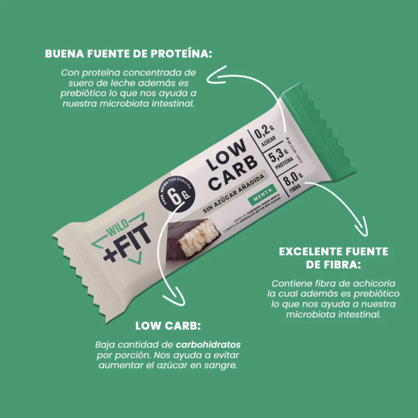 BARRA WILD FIT CHOCOLATE MENTA - 35g