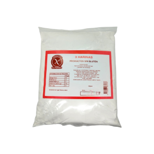 MEZCLA 3 HARINAS SIN GLUTEN EL PUEBLO – 1 Kg