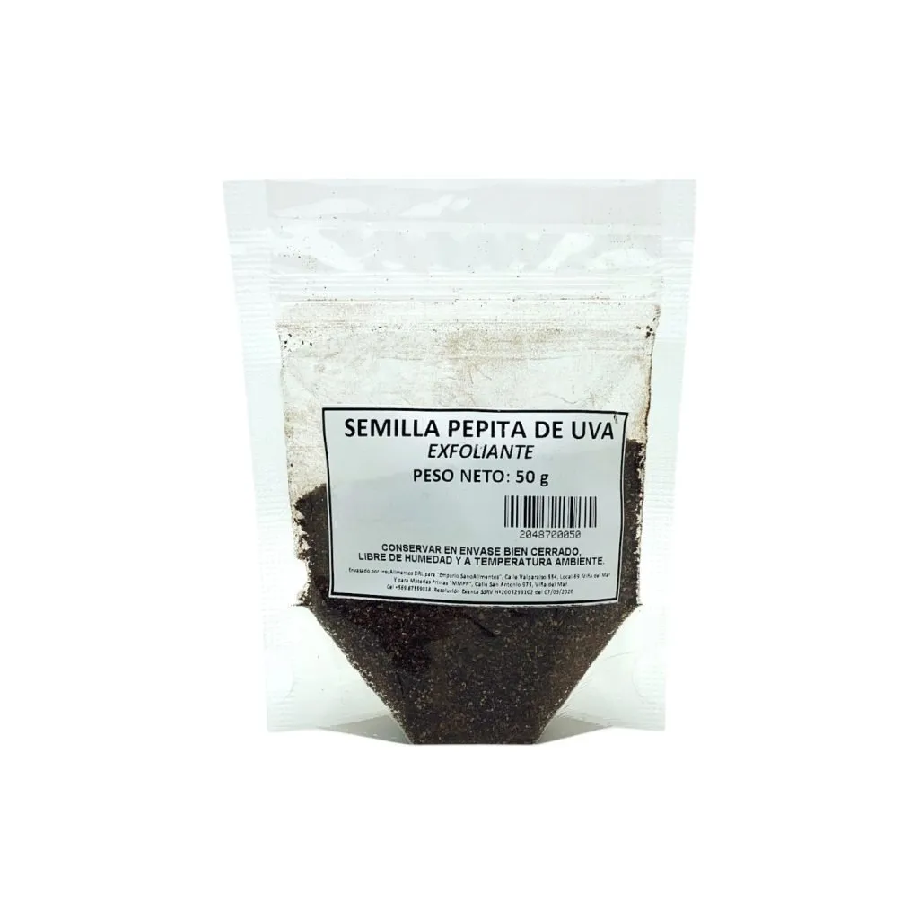 SEMILLA DE PEPITA DE UVA (EXFOLIANTE) - 50 g
