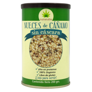 NUECES DE CÁÑAMO ORGÁNICO NUTRANABIS – 200 g