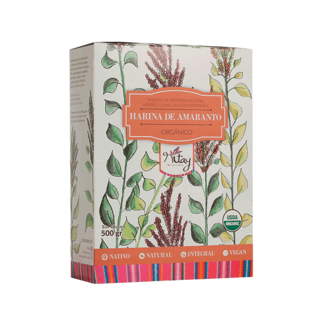 HARINA DE AMARANTO ORGÁNICA, NITAY 500 g