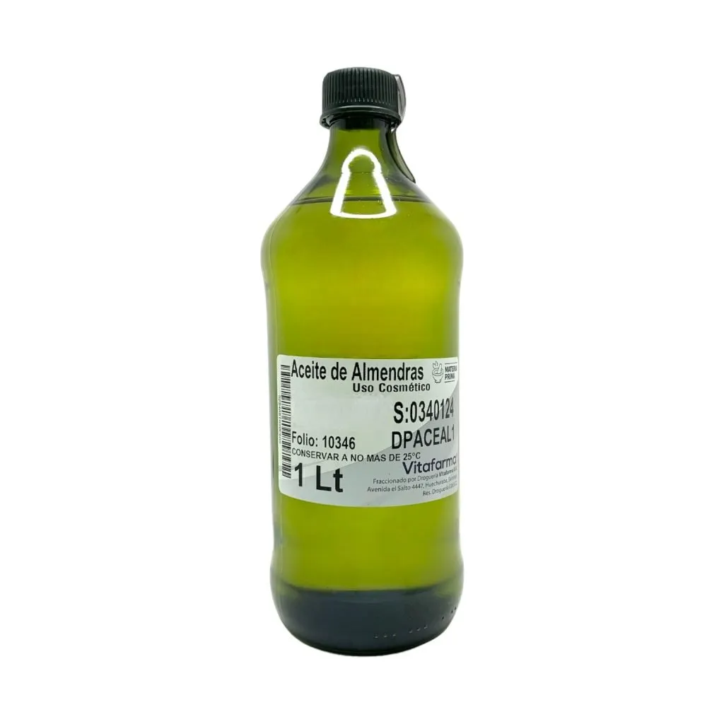 ACEITE DE ALMENDRAS DULCES COSMÉTICO - Botella Vidrio Vita 1 Lt