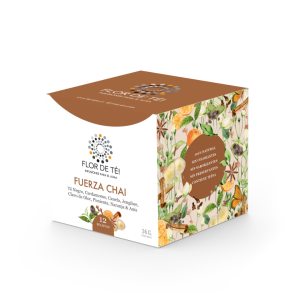 INFUSION FUERZA CHAI FLOR DE TE 12 BOLSITAS