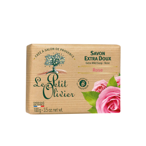 JABÓN EXTRA SUAVE DE ROSA, LE PETIT 2×100 g