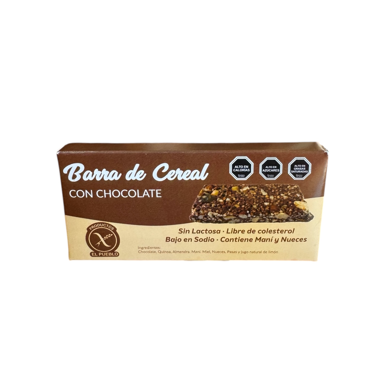 BARRA CEREAL SIN GLUTEN, EL PUEBLO 30 g