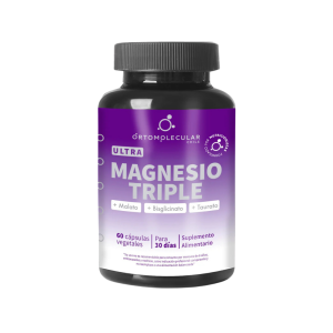 ULTRA MAGNESIO TRIPLE ORTOMOLECULAR – 60 CAPSULAS
